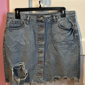 Jean skirt